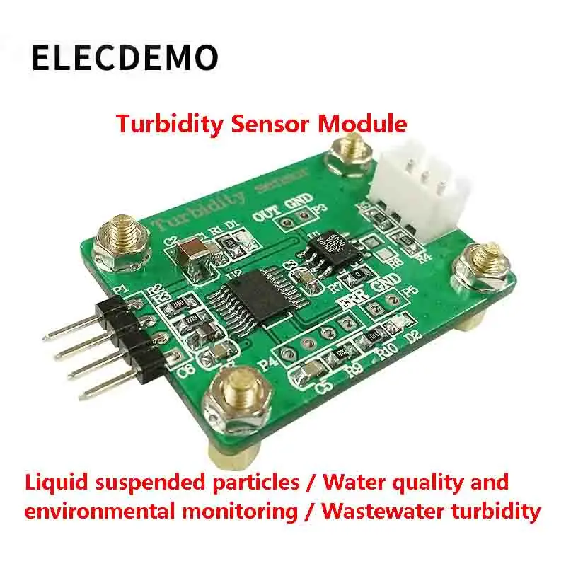 

Turbidity sensor module liquid suspended particles detection water quality environmental monitoring detection sewage turbidity m
