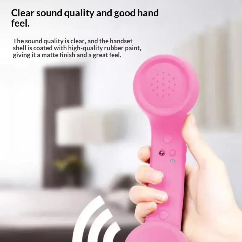 Type‑C Retro Handset Receiver Vintage Landline Style Handset Mini Microphone Speaker for Mobile Phones & Computers - view 4
