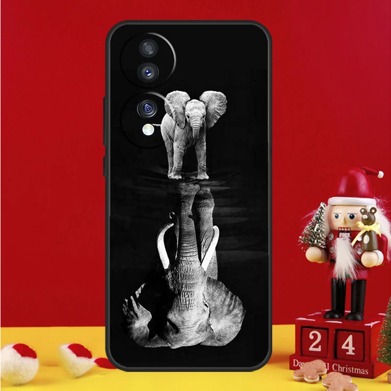  Elephant Baby Nature Case For Honor Magic 6 5 Pro 50 70 90 Lite Honor X8b X9b X6 X7 X8 X9 X6a X7a X8a X9a Cover