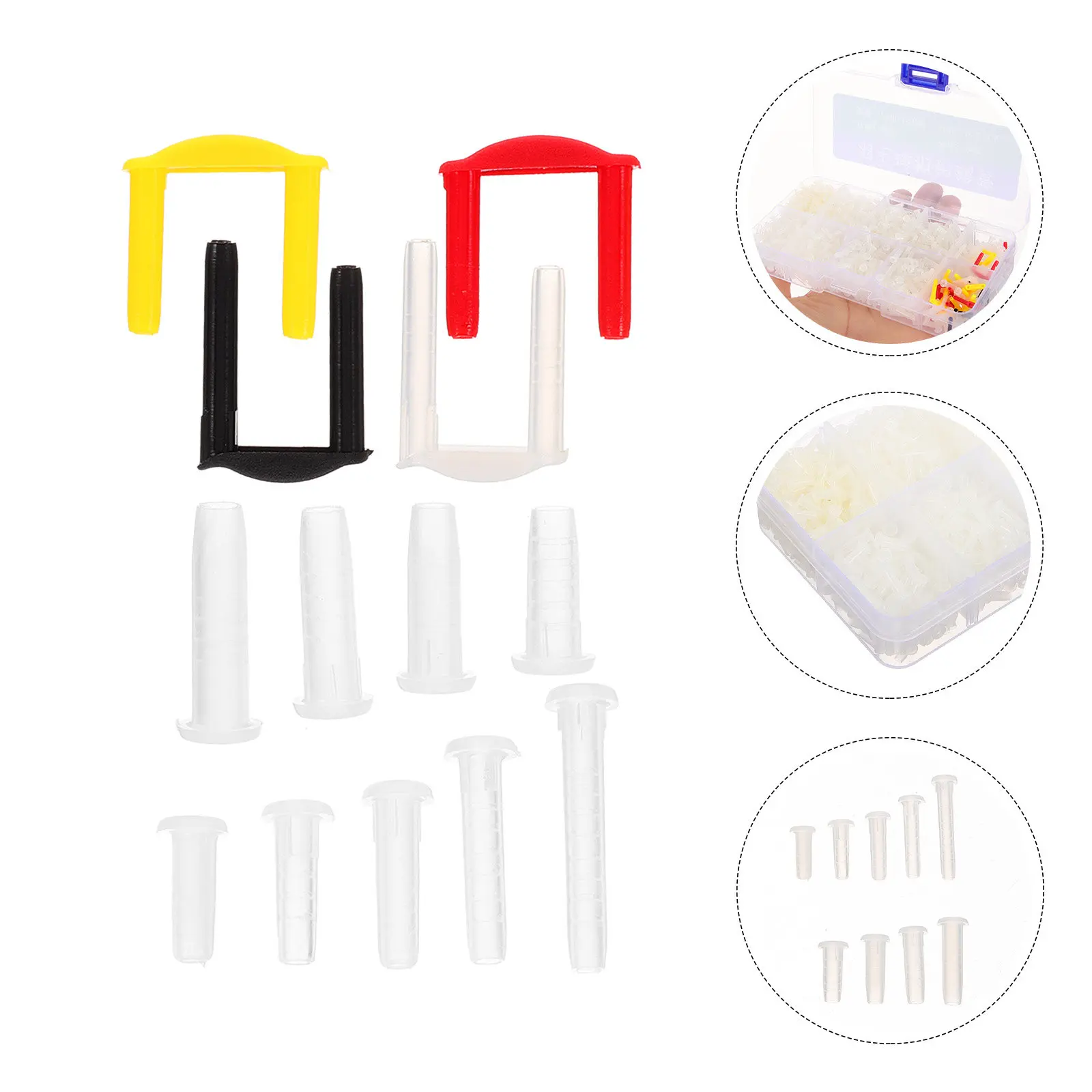 

Набор защитных втулок для отверстий в ракетках для бадминтона, 1 коробка, из полиуретана, для одинарных и двойных отверстий, соединительные элементы, защита для проводов и трубок