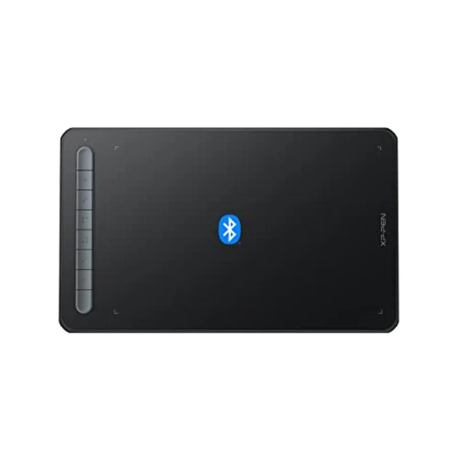 

XPPen Drawing Tablet Deco MW Bluetooth Wireless Computer Graphics Tablet, Battery-Free X3 Stylus and 8 Shortcut Keys, Compatibl