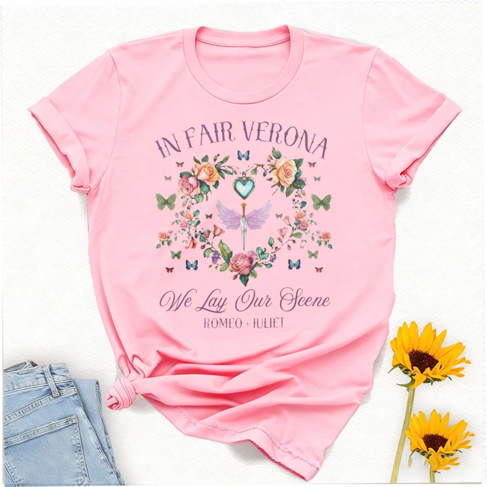 Boho William Shakespeare T-Shirt for English Professor or Literature Major Classic English Literature Book Lover Gift Cotton Tee