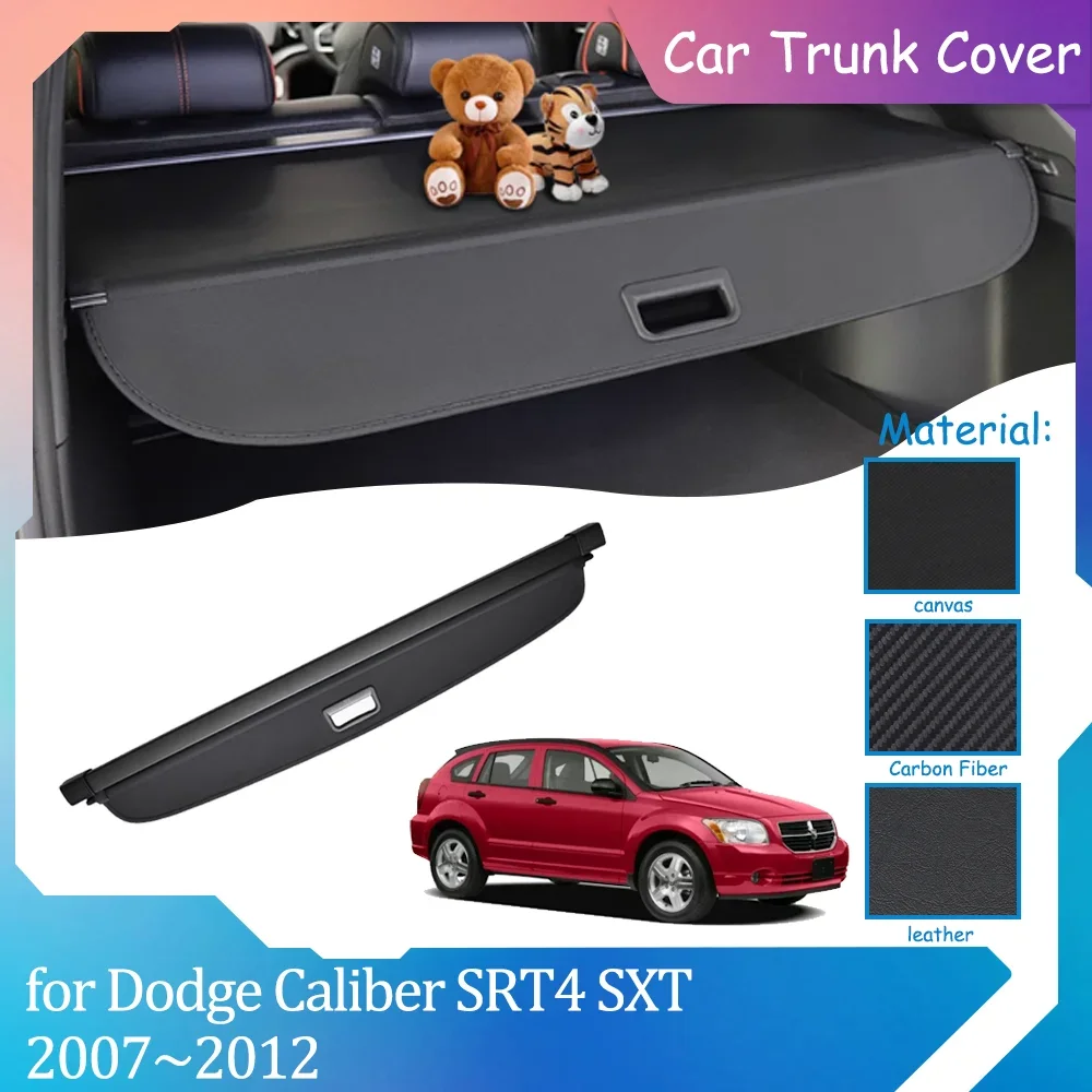 

Чехлы для багажника автомобиля Dodge Caliber SRT4 SXT 2007 ~ 2012, 2008 2009 2010 2011 багажная стойка, выдвижная Водонепроницаемая занавеска, укрытие, аксессуары для груза