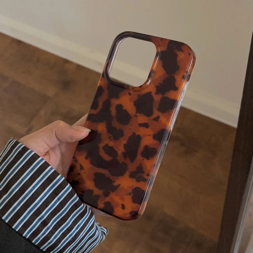 Ins العنبر غير النظامية نمط الحال بالنسبة آيفون 16 برو 15 14 برو ماكس 15 برو لينة غطاء حماية الهاتف آيفون 12 13 Funda Coque