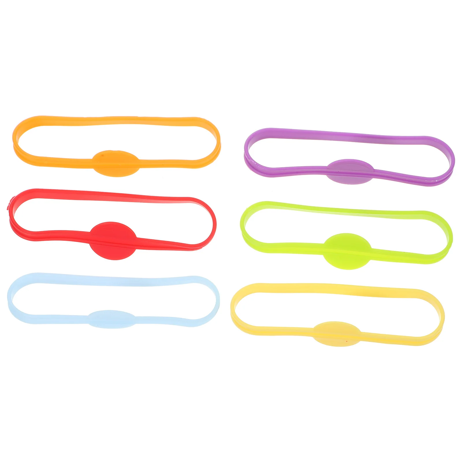 24 قطعة من علامة كأس النبيذ السيليكونية معرف المشروبات الملونة للحفلات والمطاعم وحفلات الزفاف Ktv مدمجة وسهلة التخزين