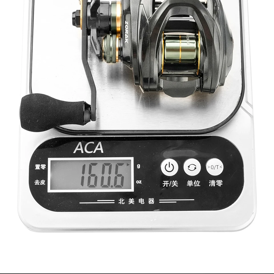 Johncoo Baitcasting-Rolle für Meeresangeln mit Kraftgriff, 8 kg Bremskraft, 5,4 Übersetzungsverhältnis, Angelrolle, Oktopus-Angelrolle – Detail 13