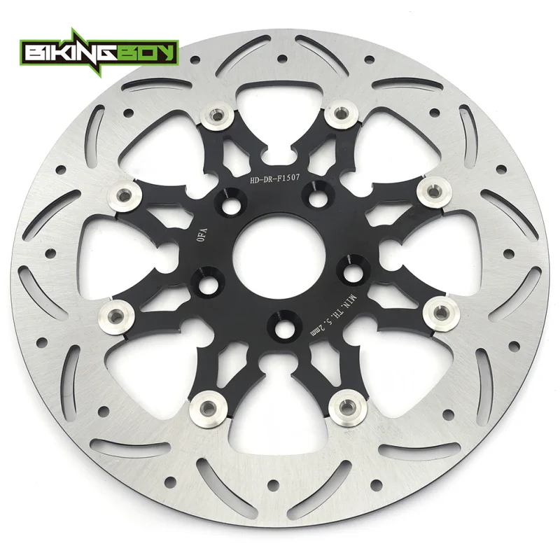 BIKINGBOY For Sportster XLH883 Deluxe Hugger XLH1200C XLH1200 XLH1200S 90 91 92 93 94 95 96 97 98 99 Rear Brake Disc Disk Rotor