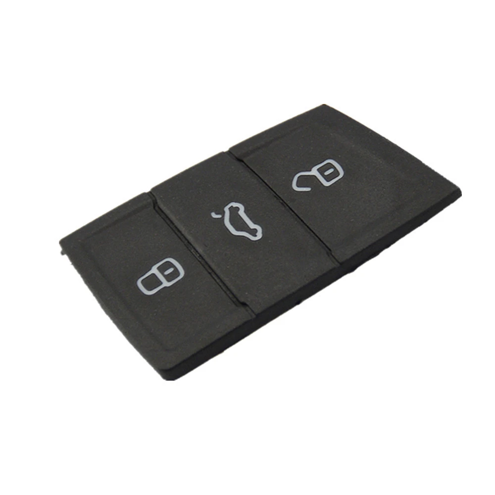 3 Button Replacement Remote Key Rubber Pad Fob Case For Golf 7 Tiguan For Skoda Octavia SEAT Ateca Leon Ibiza Shell Skin