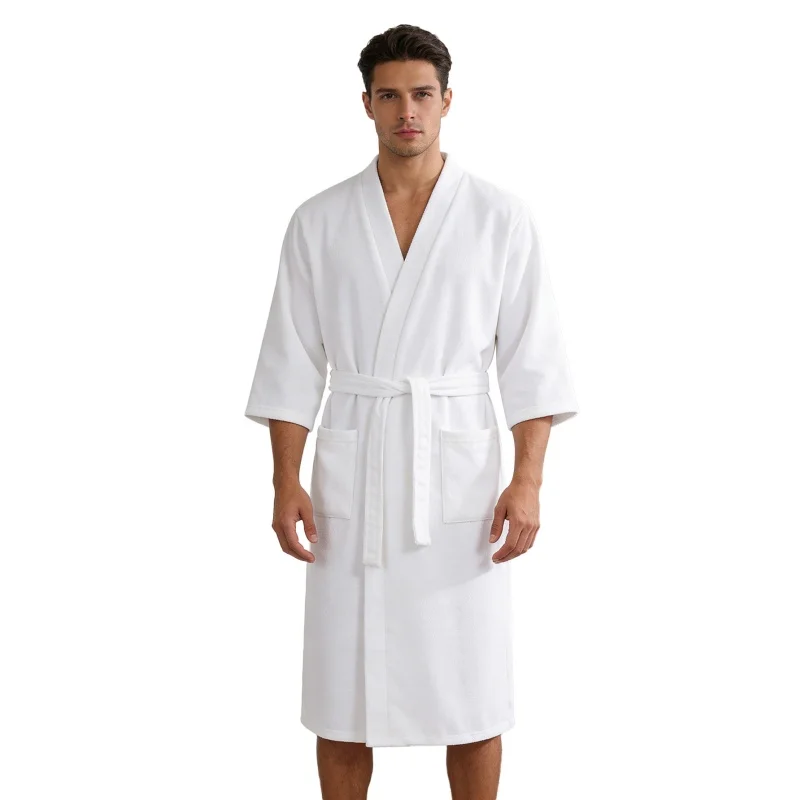 men's-terry-cloth-bathrobe-kimono-collar-3-4-sleeve-absorbent-bath-robe-with-belt-pockets-for-spa-hotel-home