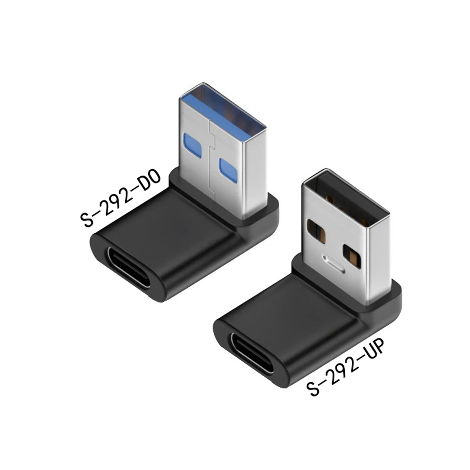 직각 USB 3.0 수-C 타입 암 90 도 왼쪽 각도 어댑터 커넥터