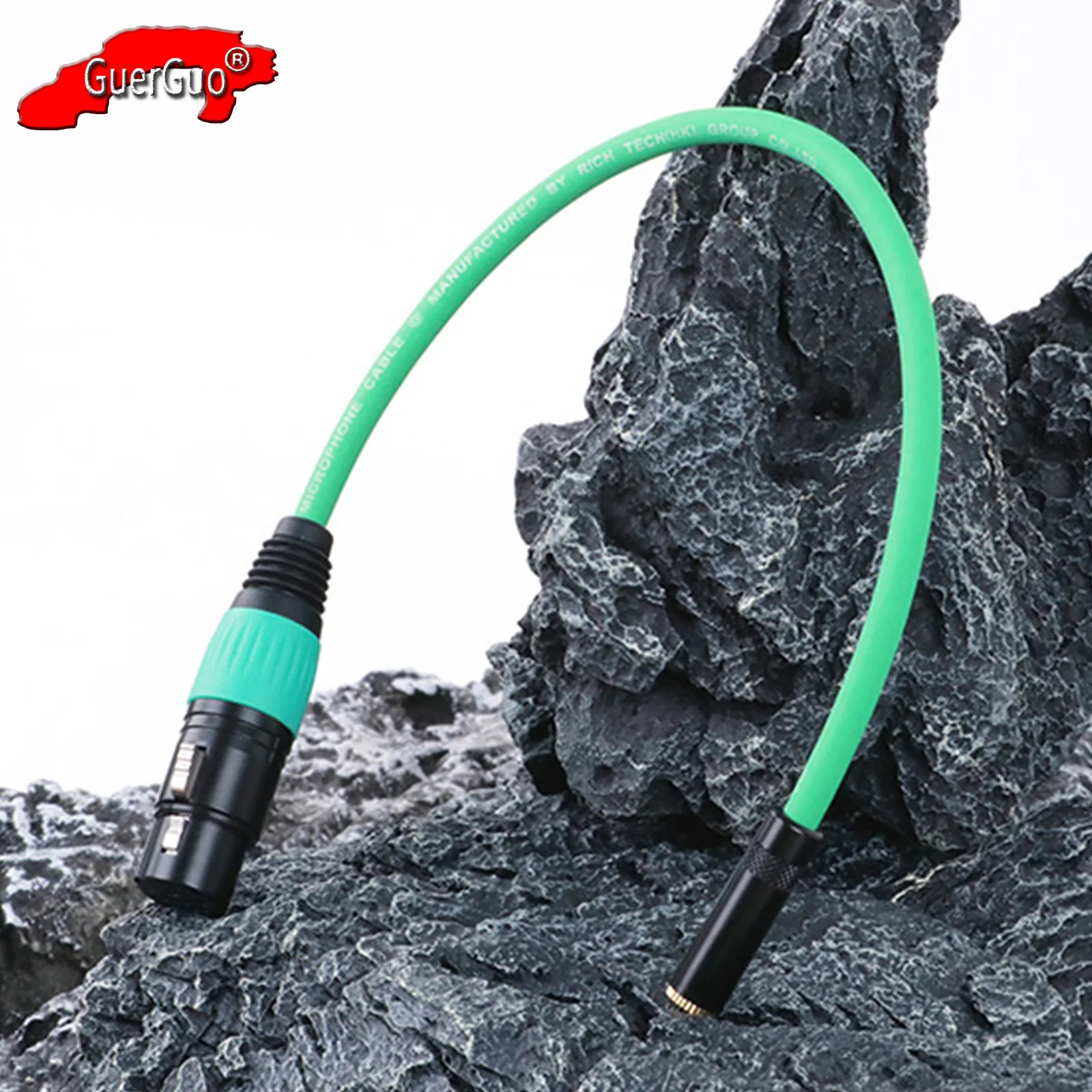 

XLR Female to 3.5mm Stereo Jack Cable Adapter,3Pin XLR Female to 1/8 inch TRS Jack Balanced MIC Audio Extension Shielded Cord