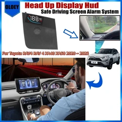 OEM Head Up Display HUD For Toyota RAV4 RAV 4 XA40 XA50 2020 ~ 2025 Safe Driving Screen Alarm System Car Electronic Accessories