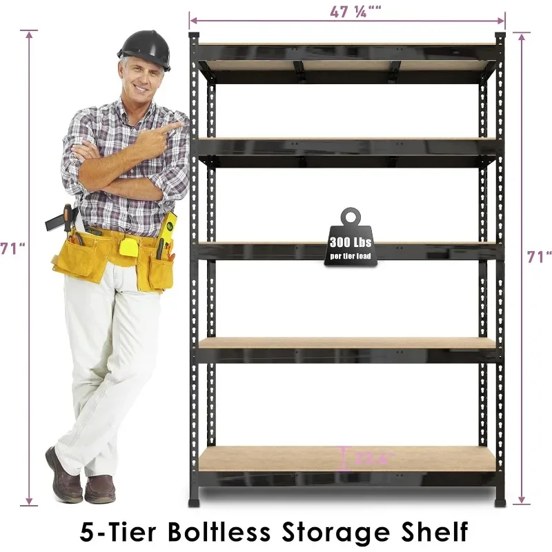 Prilinex Heavy Duty Storage Shelves 48