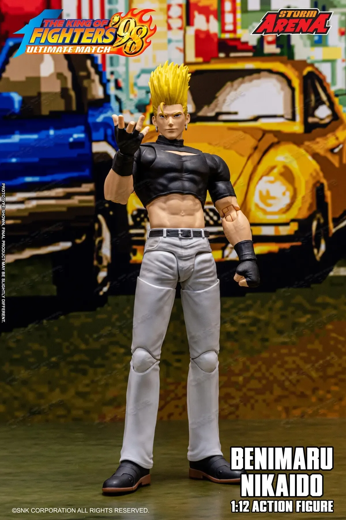 

In Stock STORM ARENA 1/12 KFSA01 KOF 98 Second-order Tang Hongwan 1/12 Movable Figure Model Toy Collection Gift