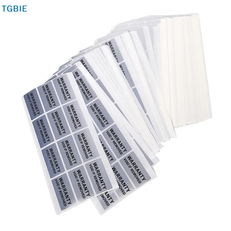 [TL]【TL】【SA】100pcs Warranty Protection Sticker (40mm*20mm) Tamper Proof Void Label Stickers