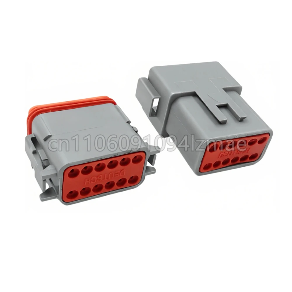 12-poliger wasserdichter Kfz-Stecker, Kabelbaum-Stecker für Deutsch DT-Serie DT04-12P DT06-12S – Detail 3