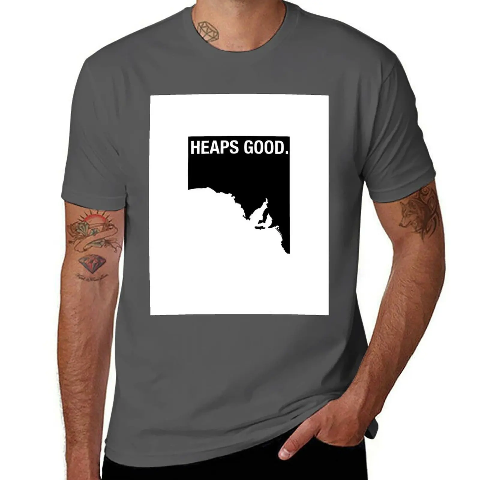 Best Selling - Heaps Good Merchandise T-Shirt T-Shirt t shirts for man graphic funny t shirts cotton 100% T-Shirt