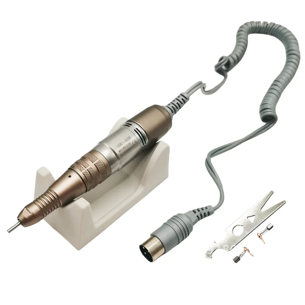 Nails Drill SDE H200 Handpiece 35000 rpm For All Marathon STRONG210 file Electric box Tools Nail control machine handle Manicure