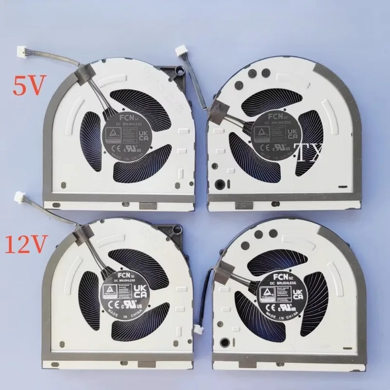 

NEW CPU GPU Cooler Fan 5V 12V for Lenovo G5000 IRX9 LOQ 15 IAX9 2024 5H40S21001 Cooling Fan