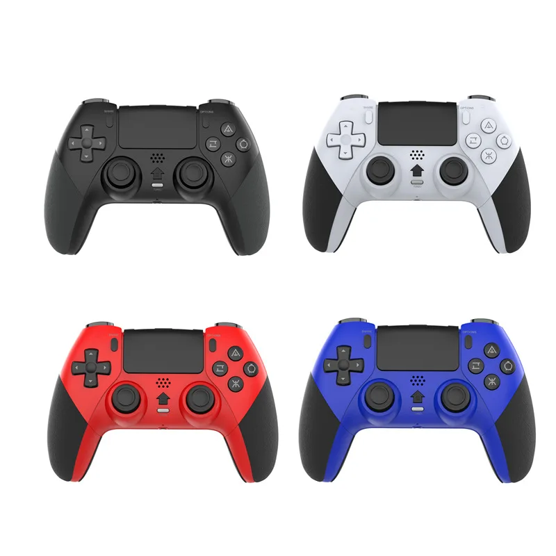 Macro programming P4 wireless Bluetooth game controller P4 with motor vibration and six axis motion sensing