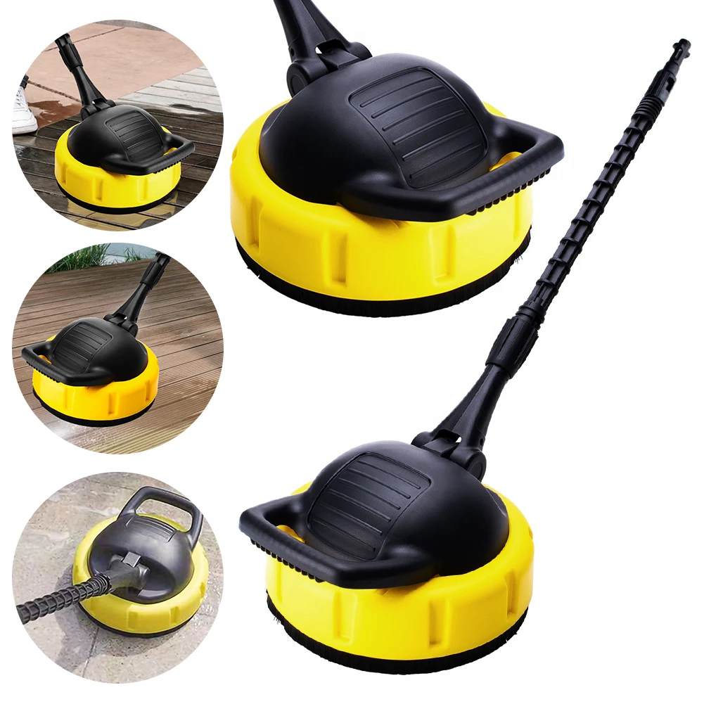 Pressure Washer Multi-Surface Rotary Brush Cleaner Floor Cleaning Tool High Pressure Washer for Karcher Cleaner Attachment