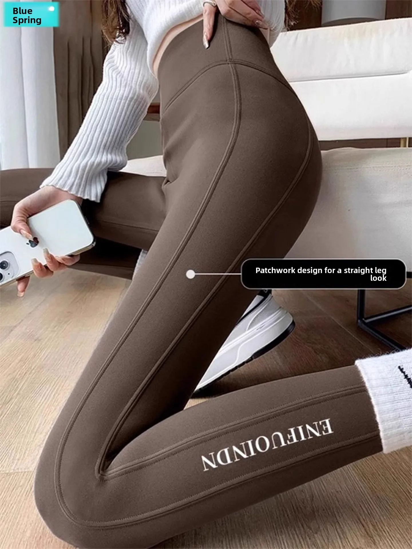 

Женские утепленные леггинсы Ceau с высокой талией, облегающие, с эффектом утяжки живота и подтяжки ягодиц, осенне-зимняя мода