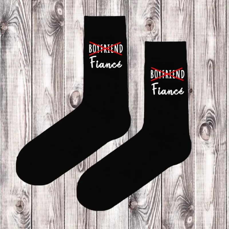 رباط الجوارب التصحيح المشاركة الحاضر زوجة زوج الجوارب خطي هدية للزوجين الجوارب الدافئة تنفس ديكور الزفاف العروس ليكون #1