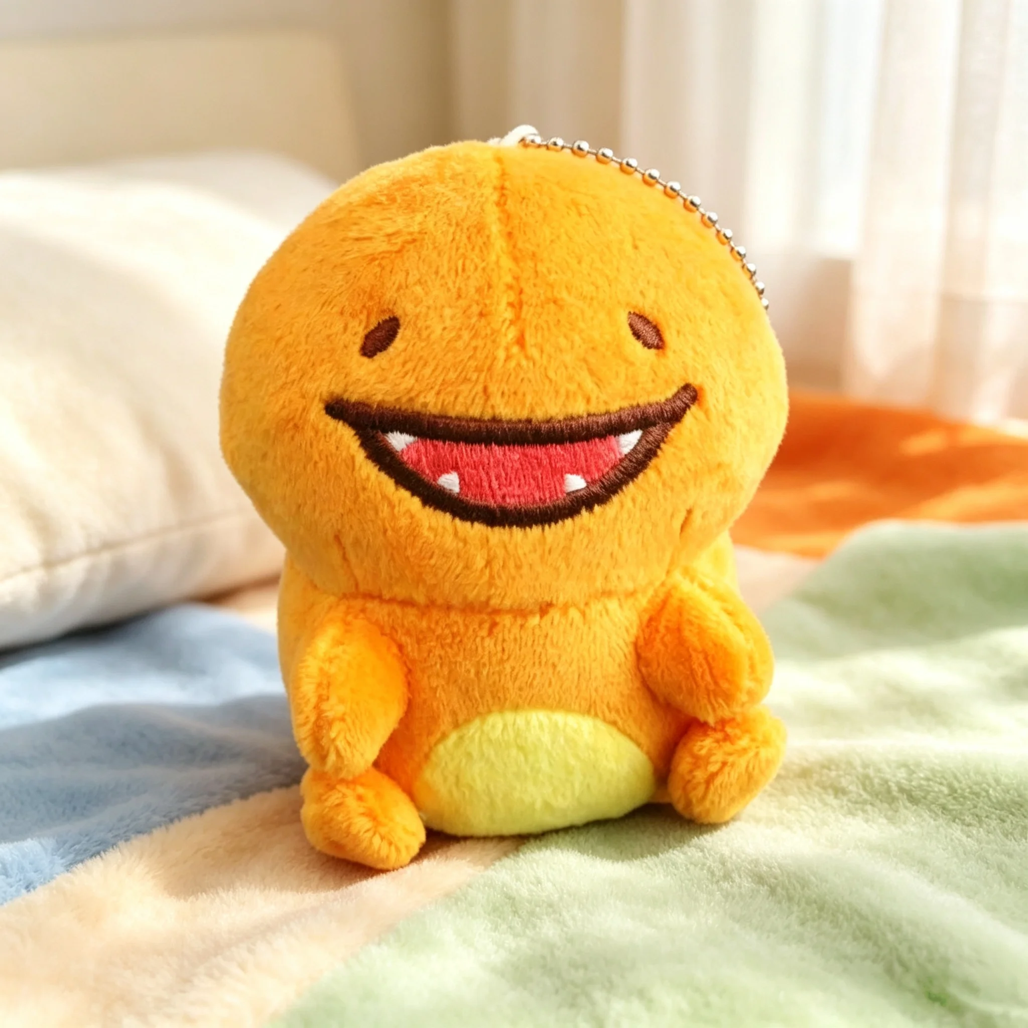 Cute Bean Eyes Pokémon Plush Doll Keychain Eevee Charmander Blastoise Soft Pendant Decor Children Birthday Party Surprise view 6
