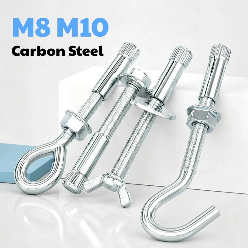 Removable Reusable Sleeve Anchor Expansion Bolt Outdoor Fence Fixing Screw for Repeated Installation Concrete Fastener M8 M10