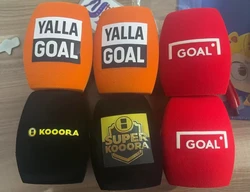 AOSHEN Square Microphone Foam Making Your Brand Logo Cover Windscreen Custom Your LOGO Espumas Para Micrófono Personalizadas