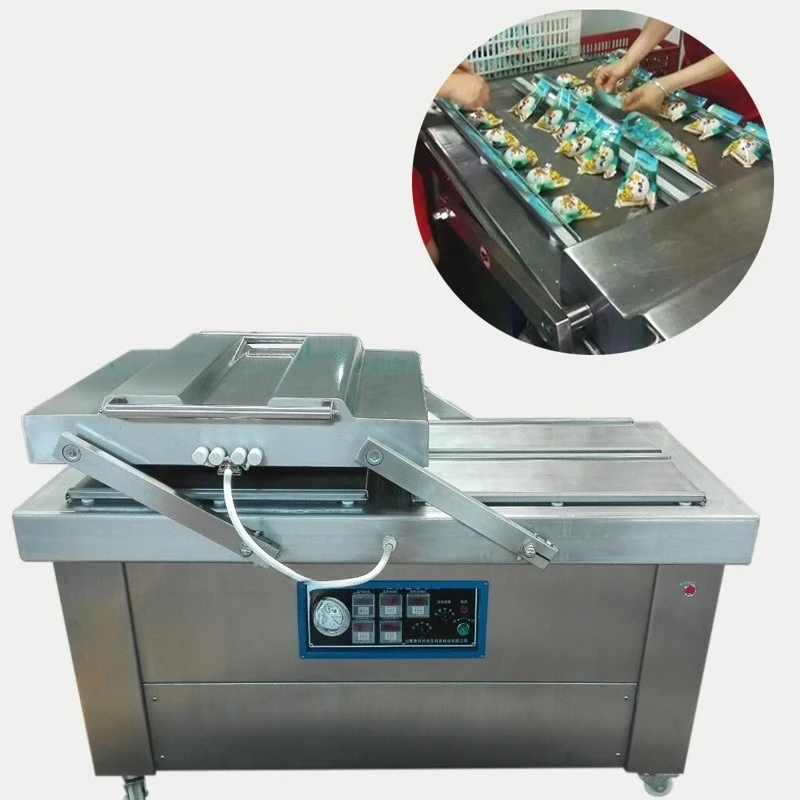 Duck egg 600 four-seal double-chamber vacuum packaging machine, sealing machine
