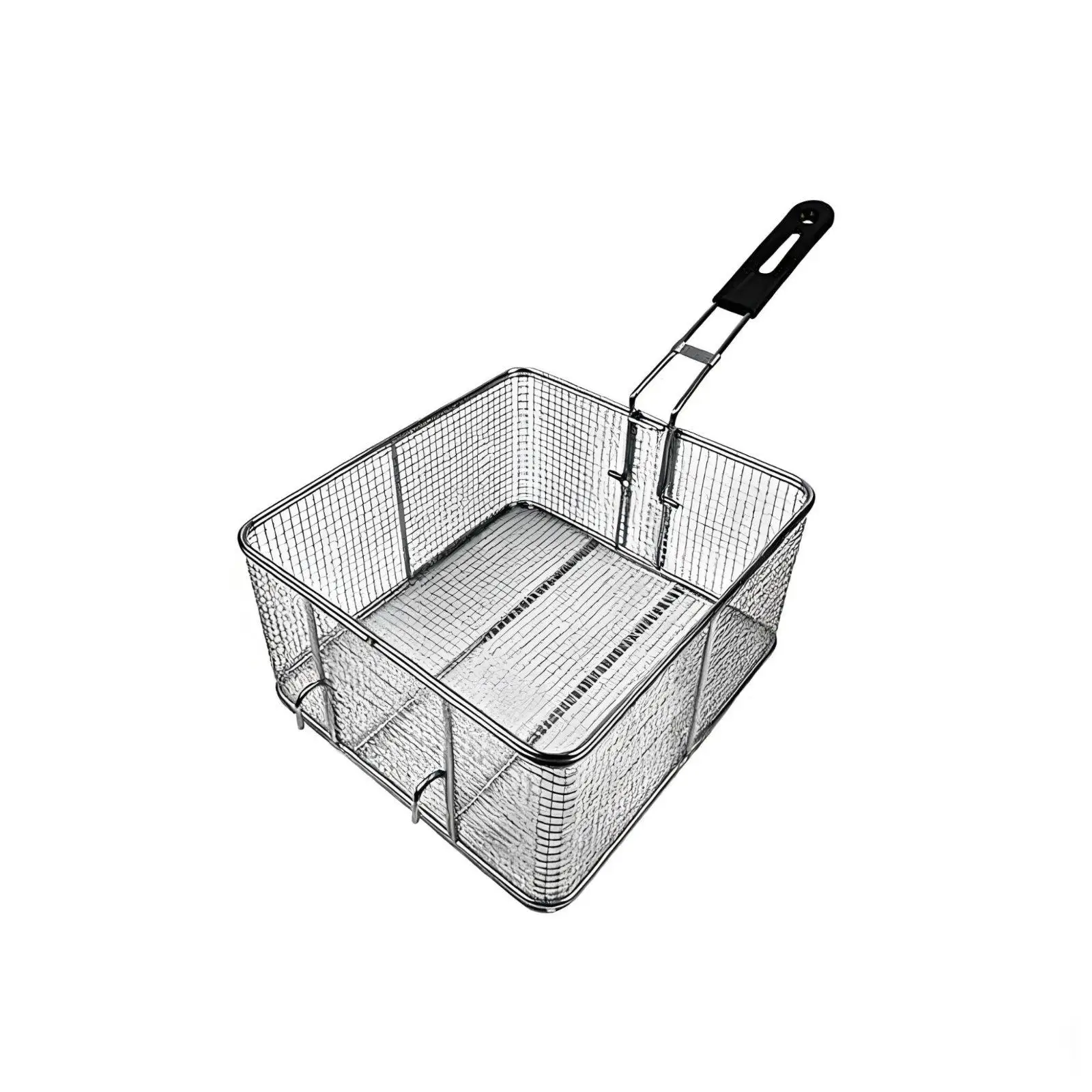 Stainless Steel Frying Basket Deep Fryer Accessory Kitchenware Large Capacity Mesh for Commercial Cooking