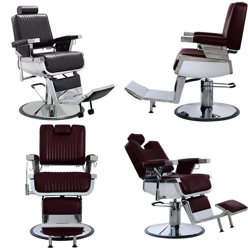 Stylish, classic barber chair