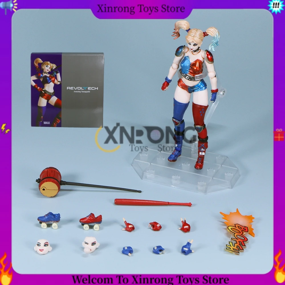 18cm Suicide Squad Quinn Yamaguchi Figure The Clown's Girl Joint Movable Harleen Quinzel Model Ornament Pvc Collection Toy Gifts