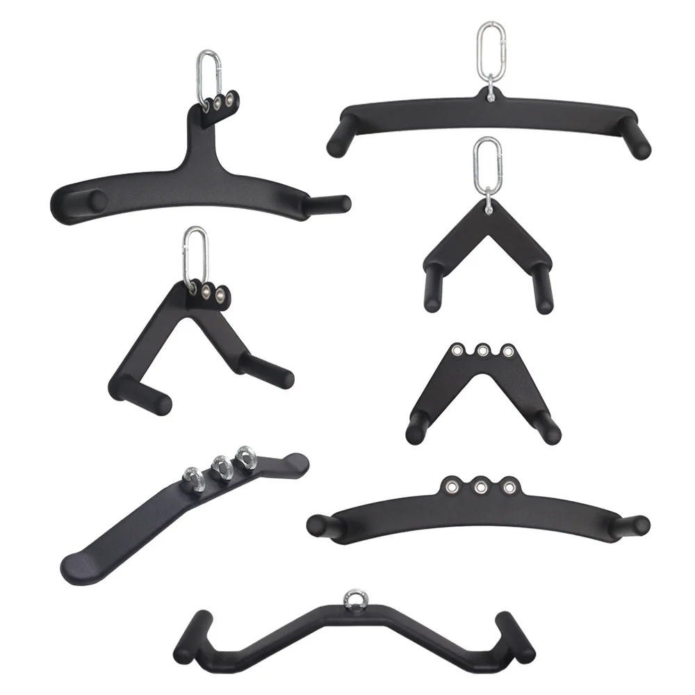 

Gym Pull Back Handle Fitness Accessaries High/Low Multi-functional Dip Plastic Pulldown Grip Set
