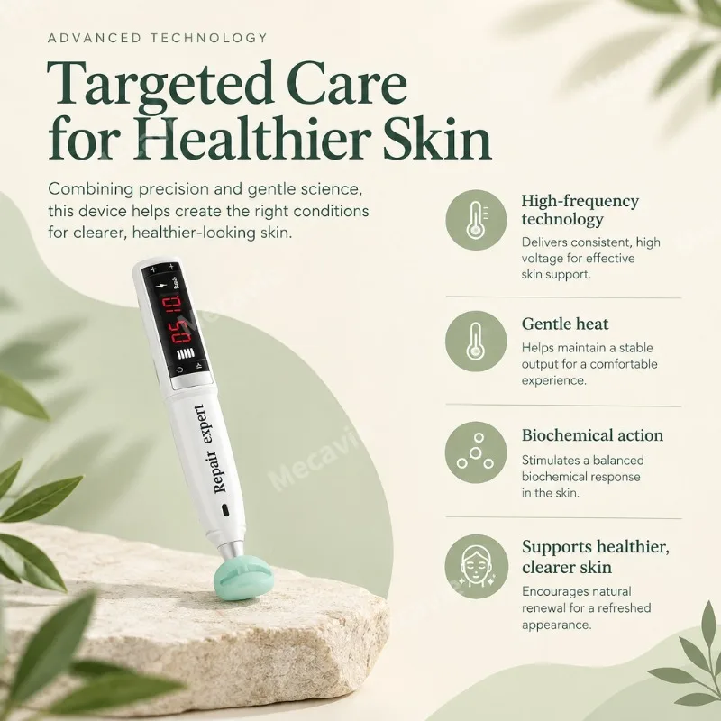 Plasma Beauty Machine For Gentle Skin Care With Interchangeable Probes Digital Display Ozone Plasma And Instant Order Discount