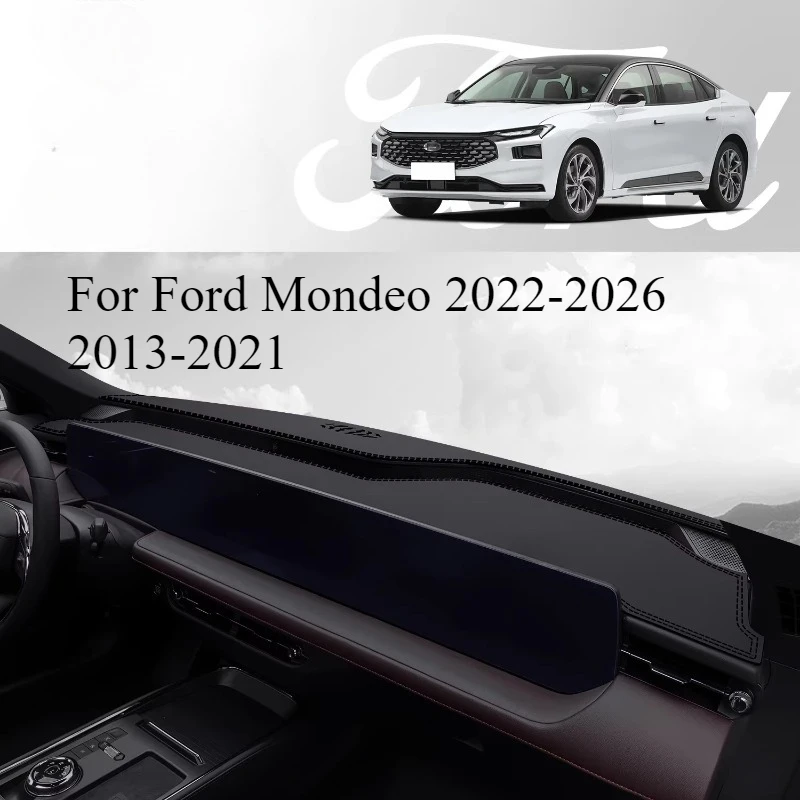 

Для Ford Mondeo 2026: Защитный коврик на приборную панель от солнца и УФ-излучения, аксессуар для интерьера автомобиля, антибликовый.