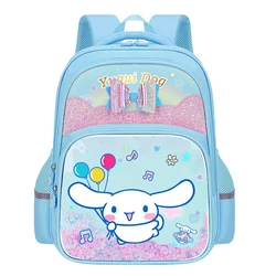 Cinnamoroll Kuromi Melody Cartoon Large Capacity School Bag, Multiple Pockets Waterproof Durable Backpack, Travel, and Daily Use