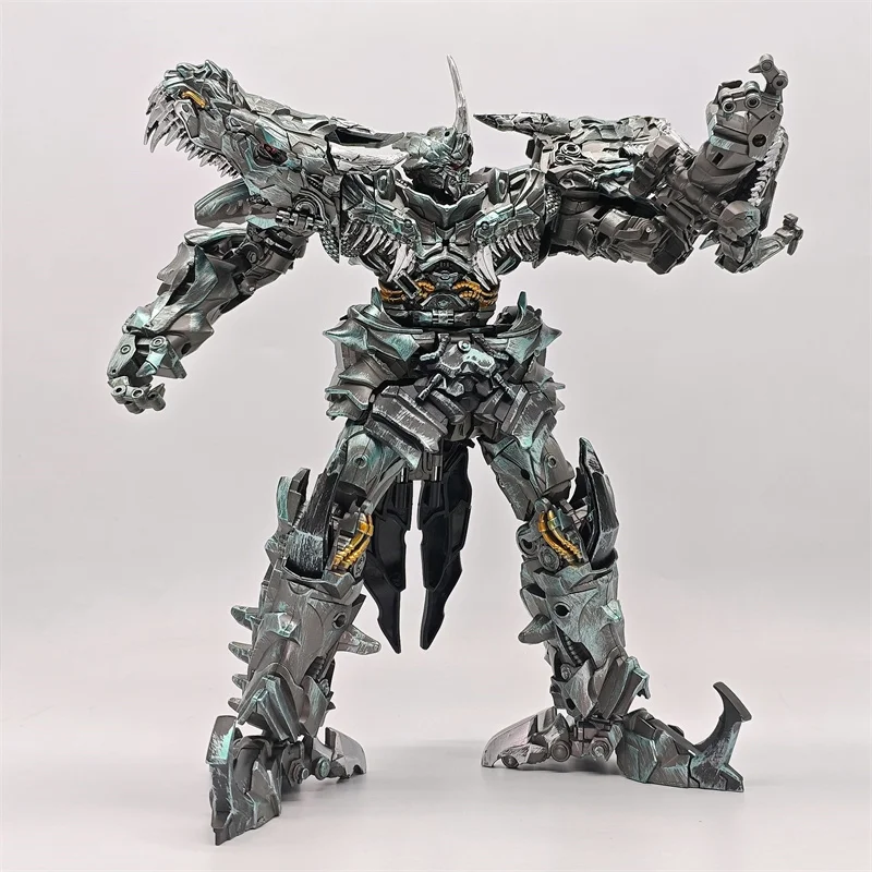 BAIWEI TW1034 Robot de transformación 5 versión de película 23cm dinosaurio Grimlock figura de acción juguetes Deformables