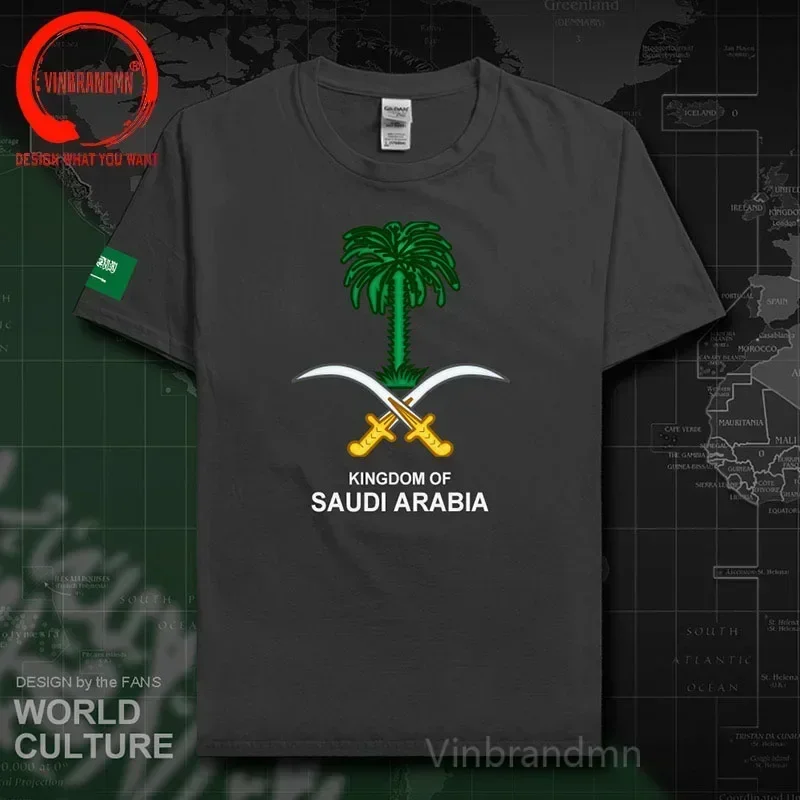 Saudi Arabia Saudi Arabian SA SAU men t shirt fashion 2024 jersey nation team 100% cotton t-shirt fitness clothing tees new 20