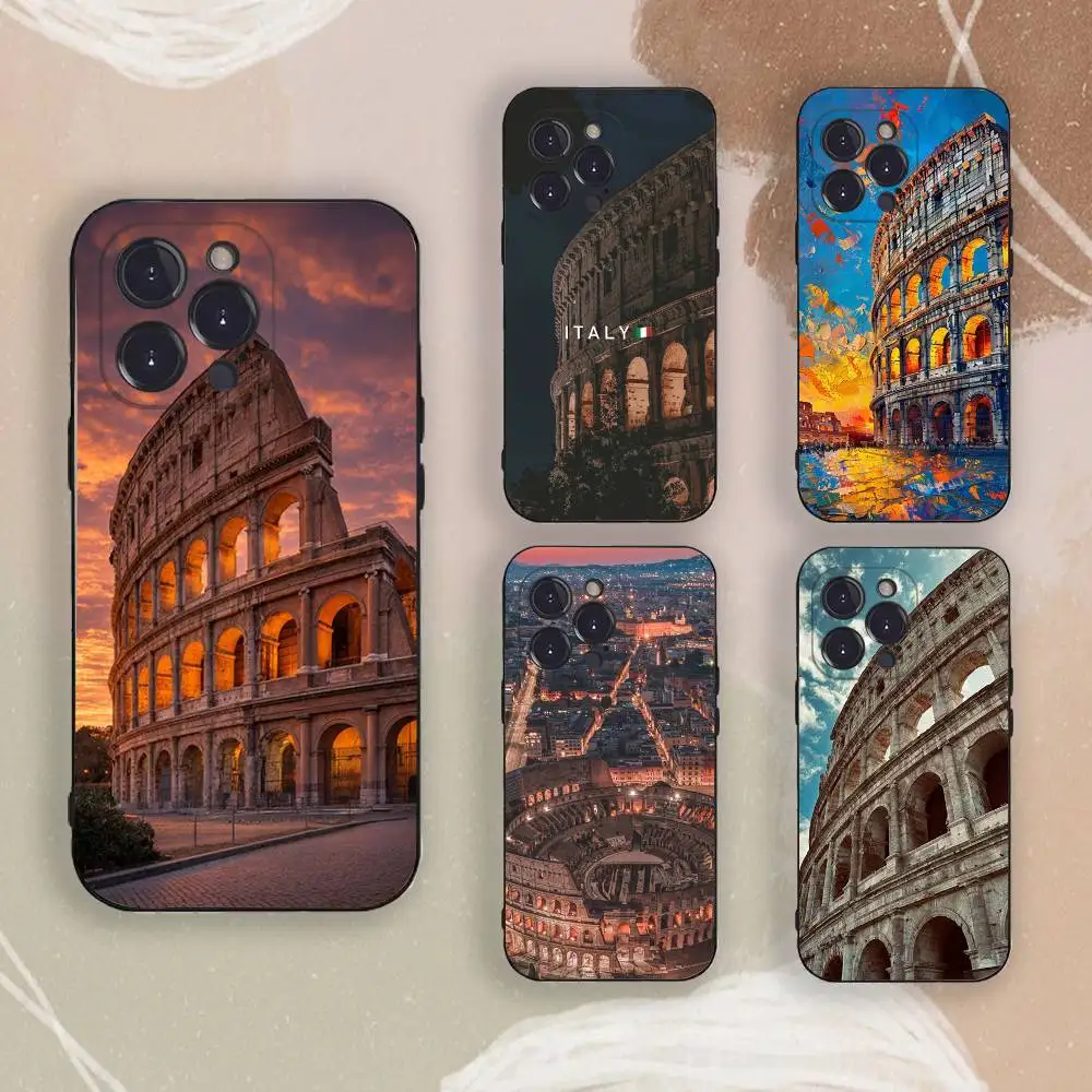 

Colosseo Amphitheatrum Flavium Phone Case For iPhone 17,16,15,14,13,12,11,Pro,Max,Plus Shockproof Cover