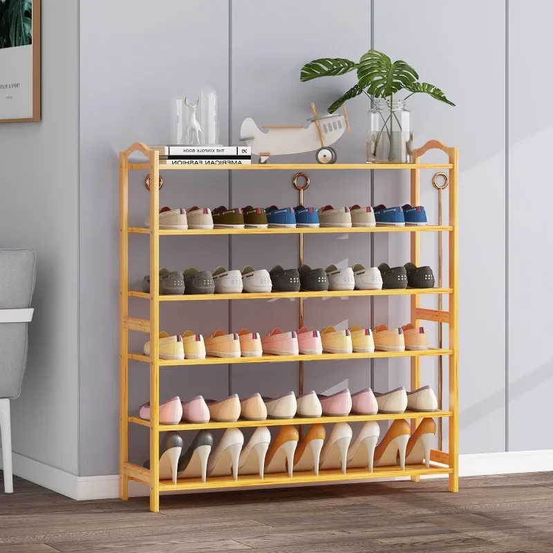 Bamboo Multi Layer Dustproof Shoe Rack Easy Home Storage Cabinet Shelf Shoes Storage Rack Shoe Shelf Shoes Storage