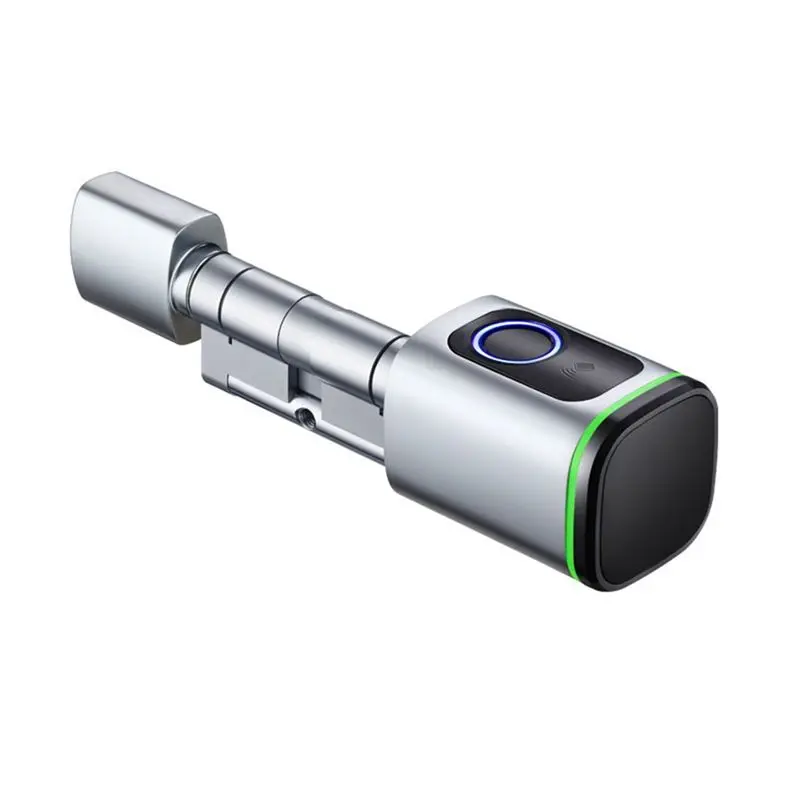 AT02-Intelligent Lock Cylinder Tong Tong APP Card Gate Fingerprint Lock Replacement Lock Cylinder