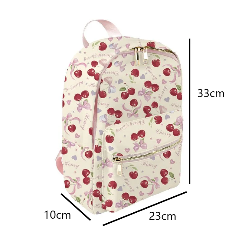 Customized 30PCS Womens Backpacks Nylon Female Bag Flower Printing Small Feminina Backpack School Bags For Teen Girls Knapsack