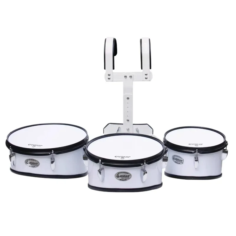 OEMJBQA-03 Triple Drum Two  Four Five Marching  Multi-drum Multi-tone Drum with Back Stand