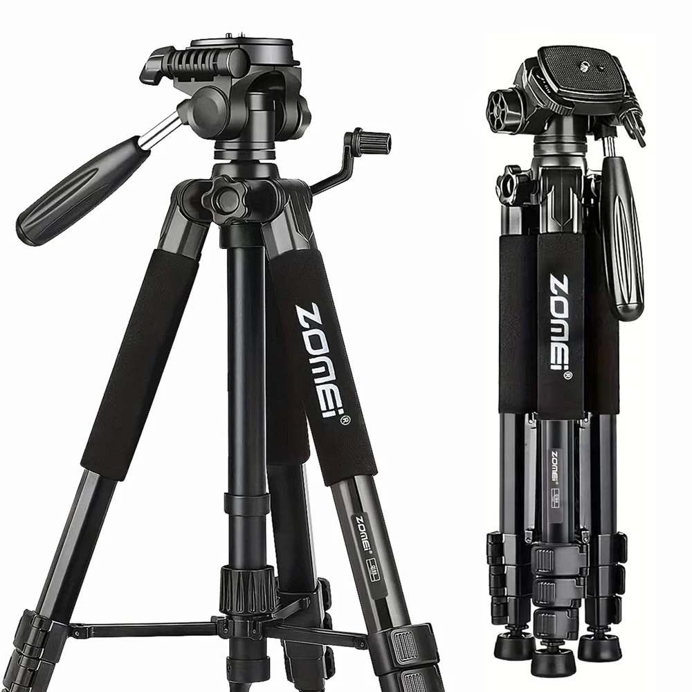 Zomei 360 Degree Panorama Professional Camera Aluminum Alloy Tripod Stand & Pan Head for Phone Digital Camera Canon Nikon Video