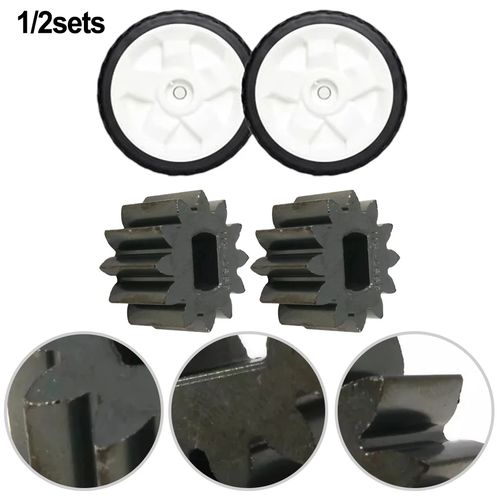 Replacement Bearings And Pulleys Set For 8" Lawnmower Wheels Compatible With For Toro OEM 115-4695 138-3216 And 115-4668