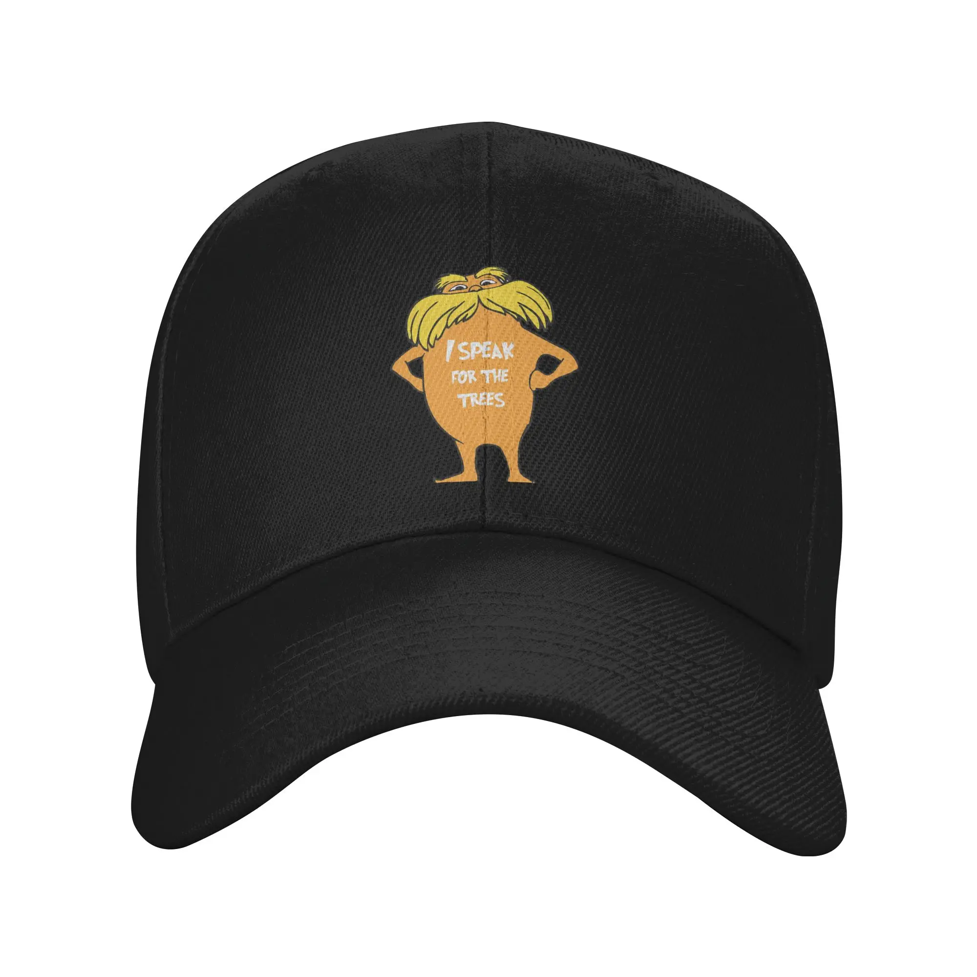 Fashion Lorax I Speak For The Trees So Cute Curved Brim Baseball Cap Cap Men's Summer Cap