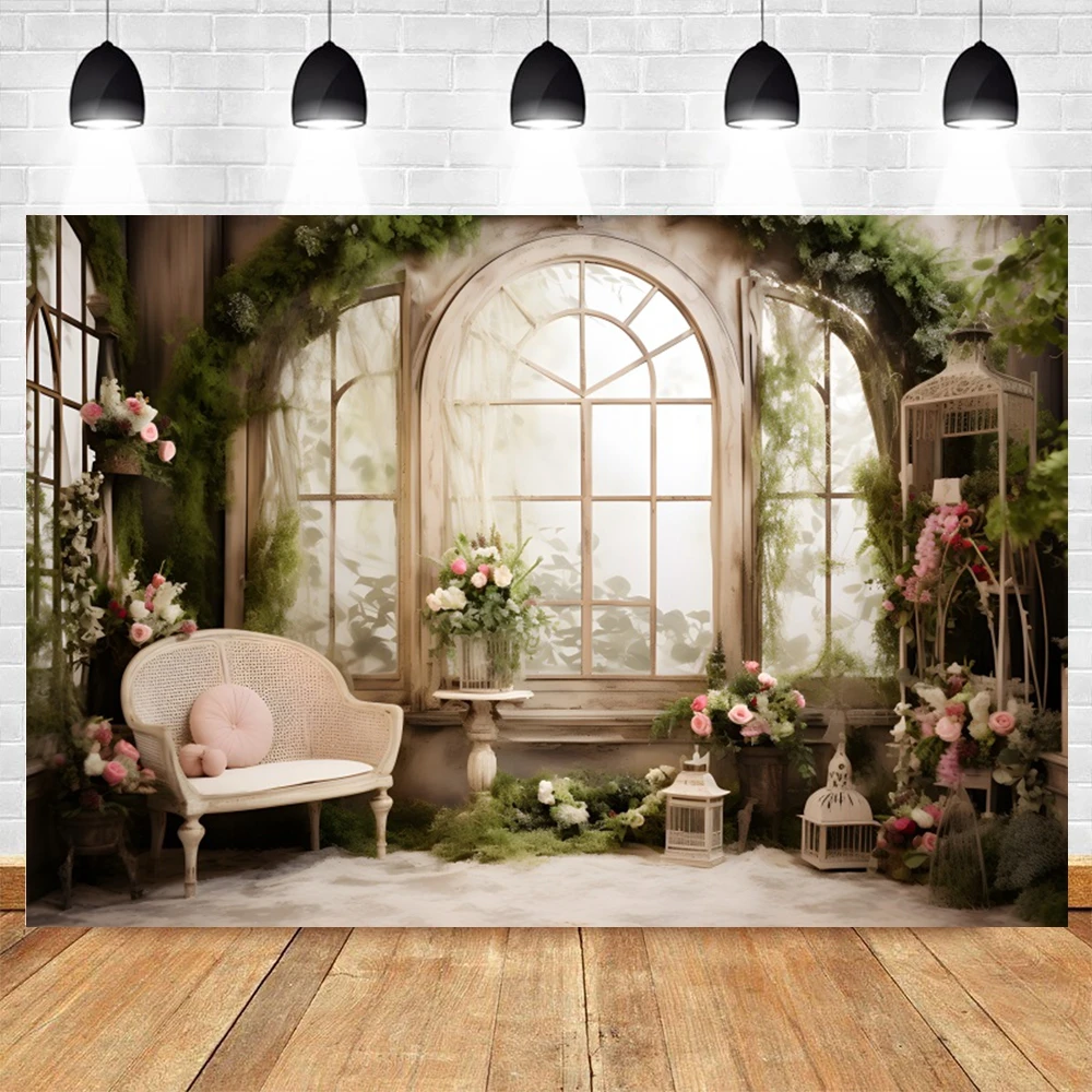 Abstract Flower Photography Backdrop Spring Scenery Newborn Baby Shower Birthday Wedding Portrait Background Photo Studio Prop