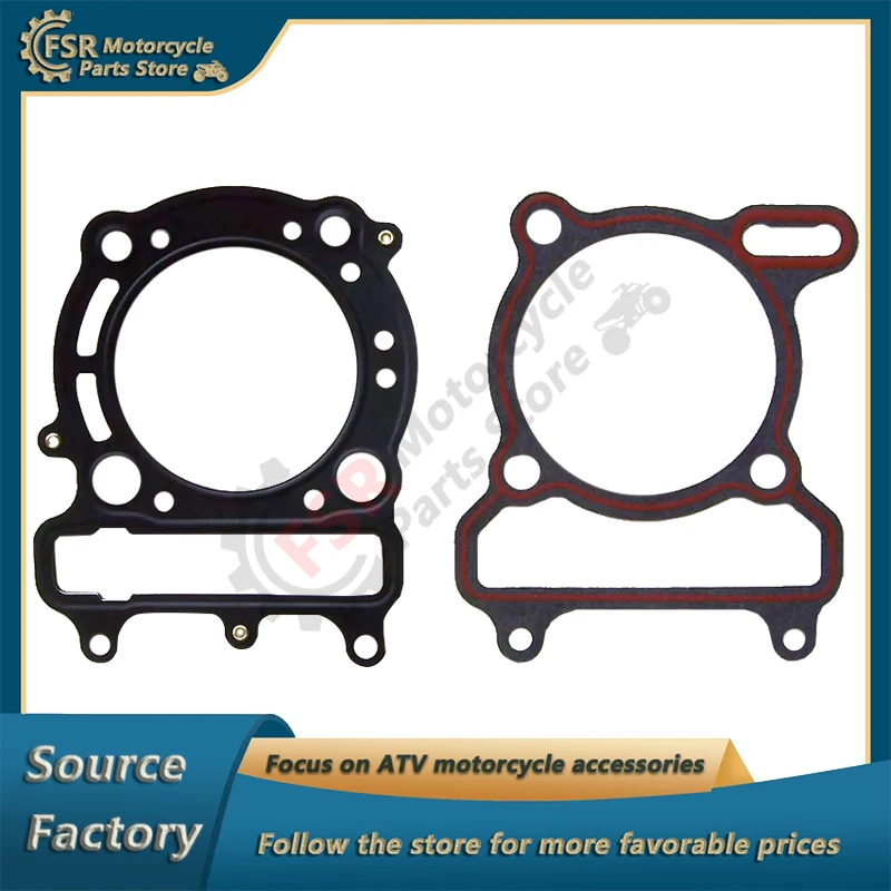 

ATV UTV cylinder head gasket cylinder block gasket suitable for Linhai 300 400 quad bike parts 22421 22416a 27226 27221